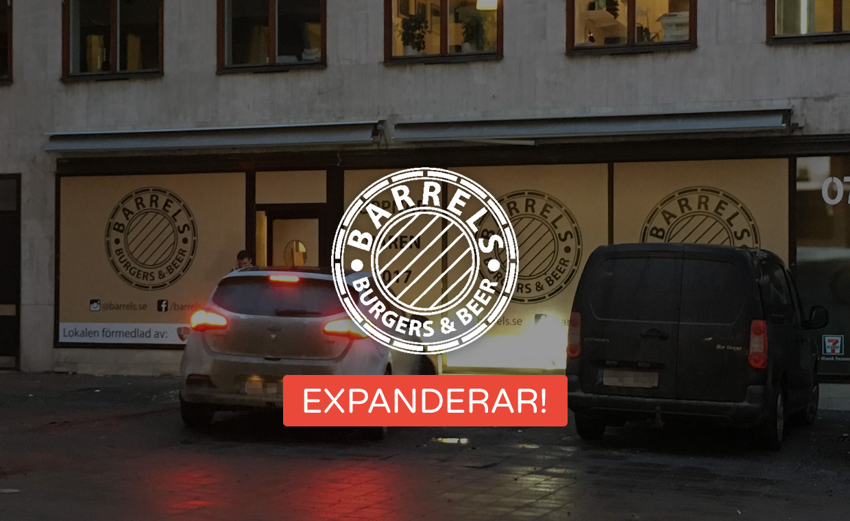 Barrels Burgers & Beer expanderar!