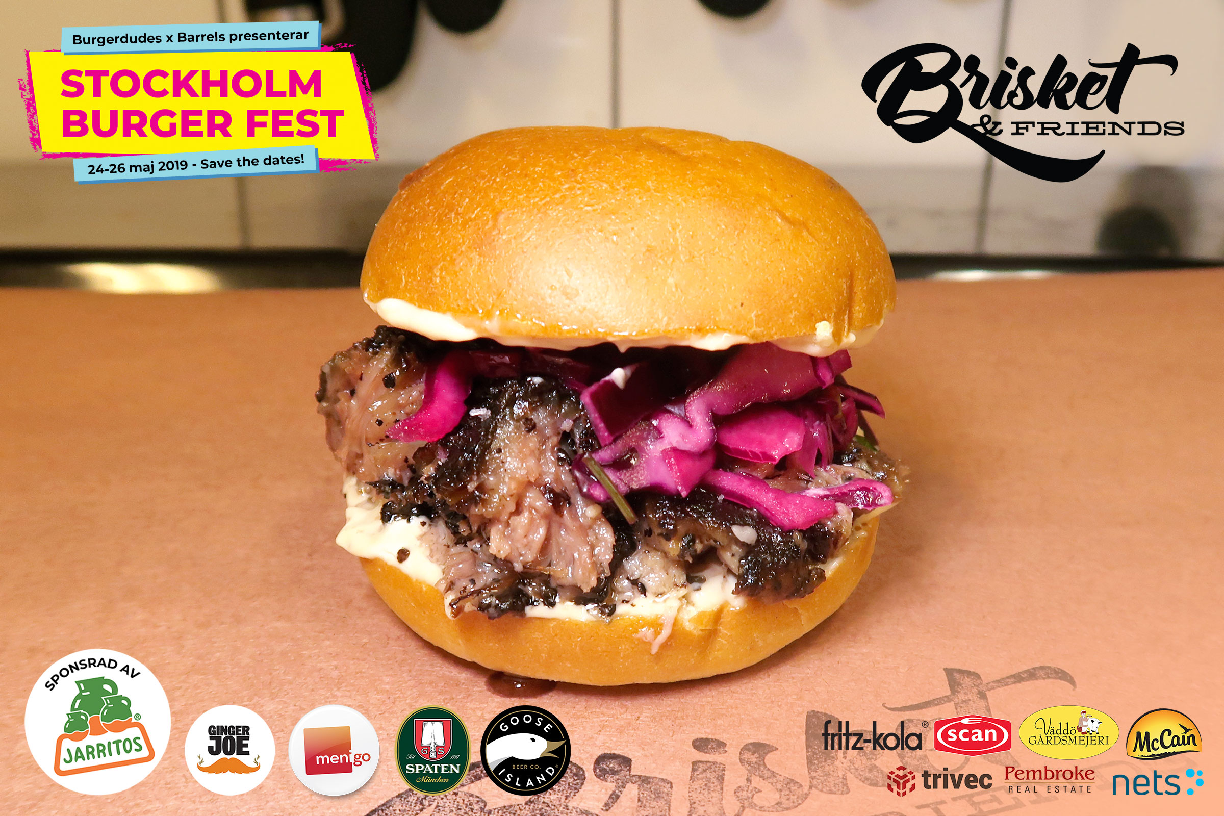 Brisket & Friends - Stockholm Burger Fest 2019