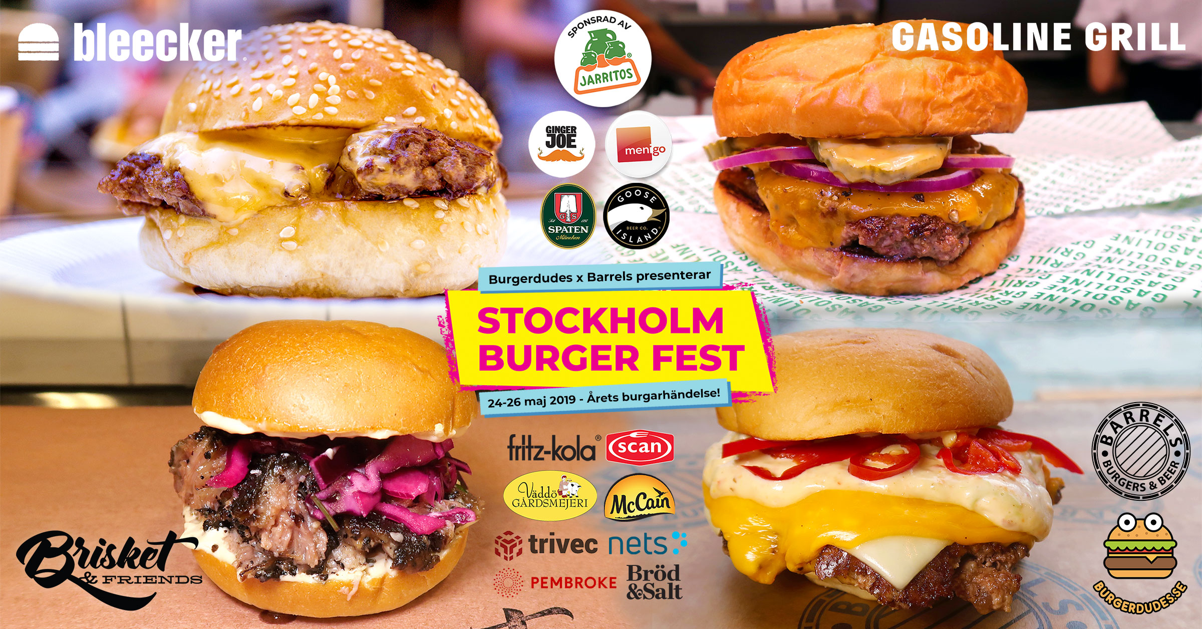 Pressmeddelande: Stockholm Burger Fest 2019