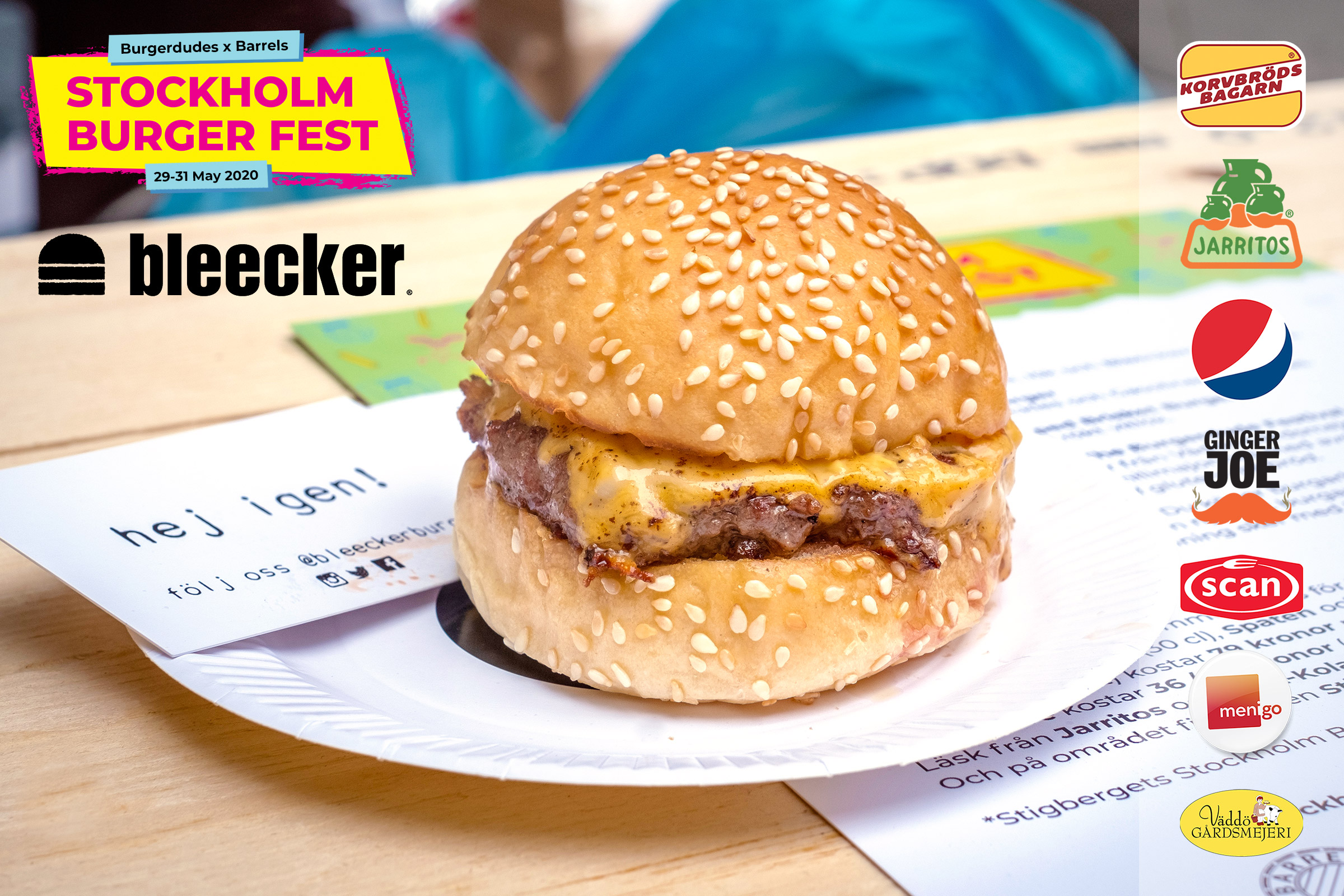 Bleecker kommer till Stockholm Burger Fest 2020