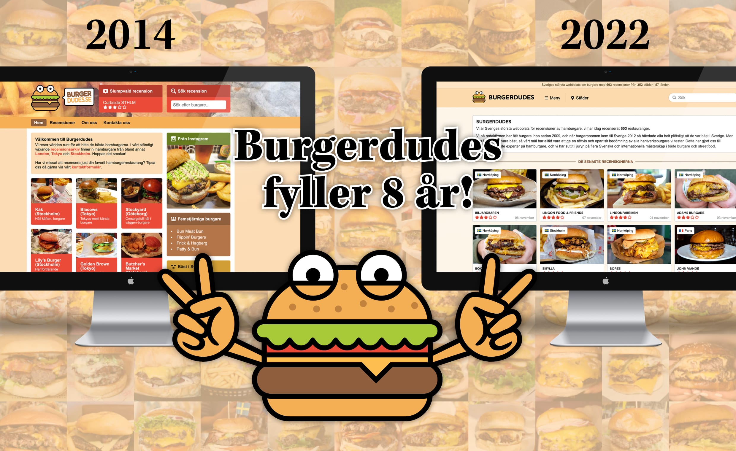 Burgerdudes fyller 8 år!