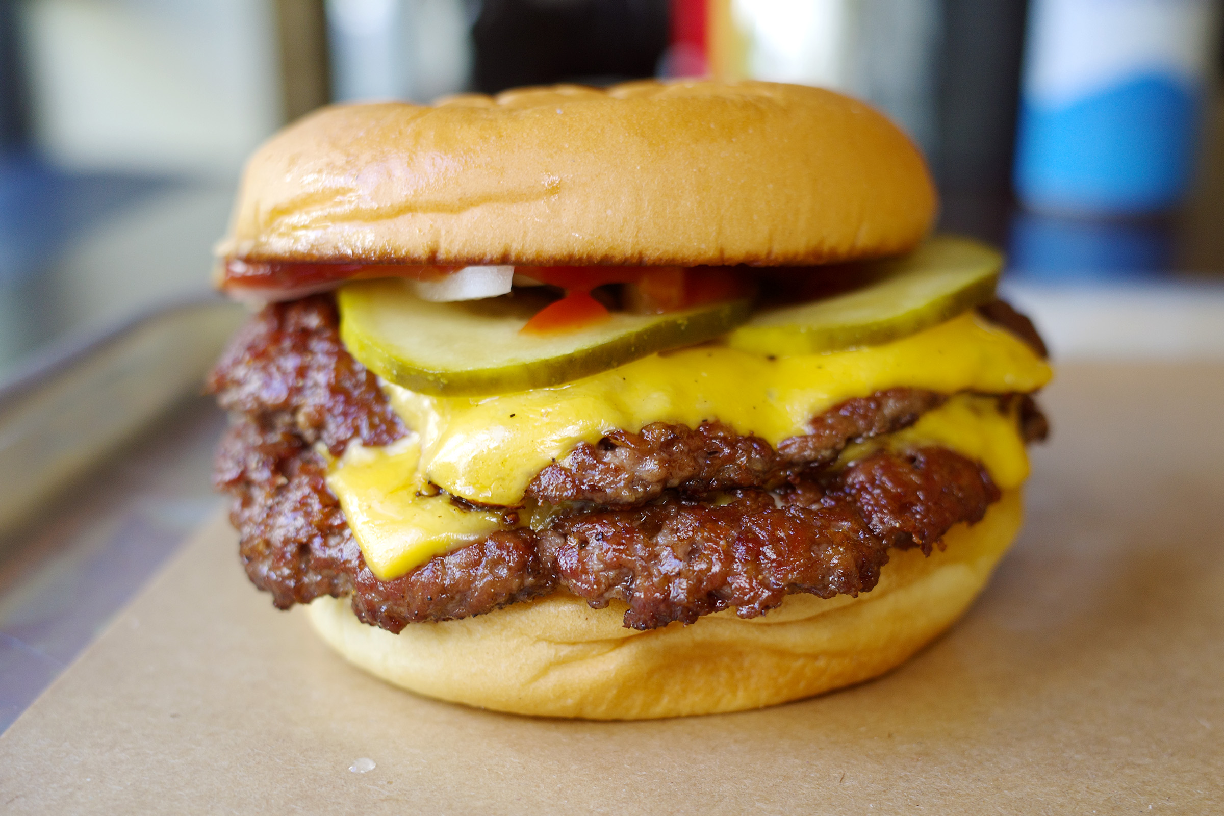 Foto: Dubbel Cheeseburger från Happy Days.