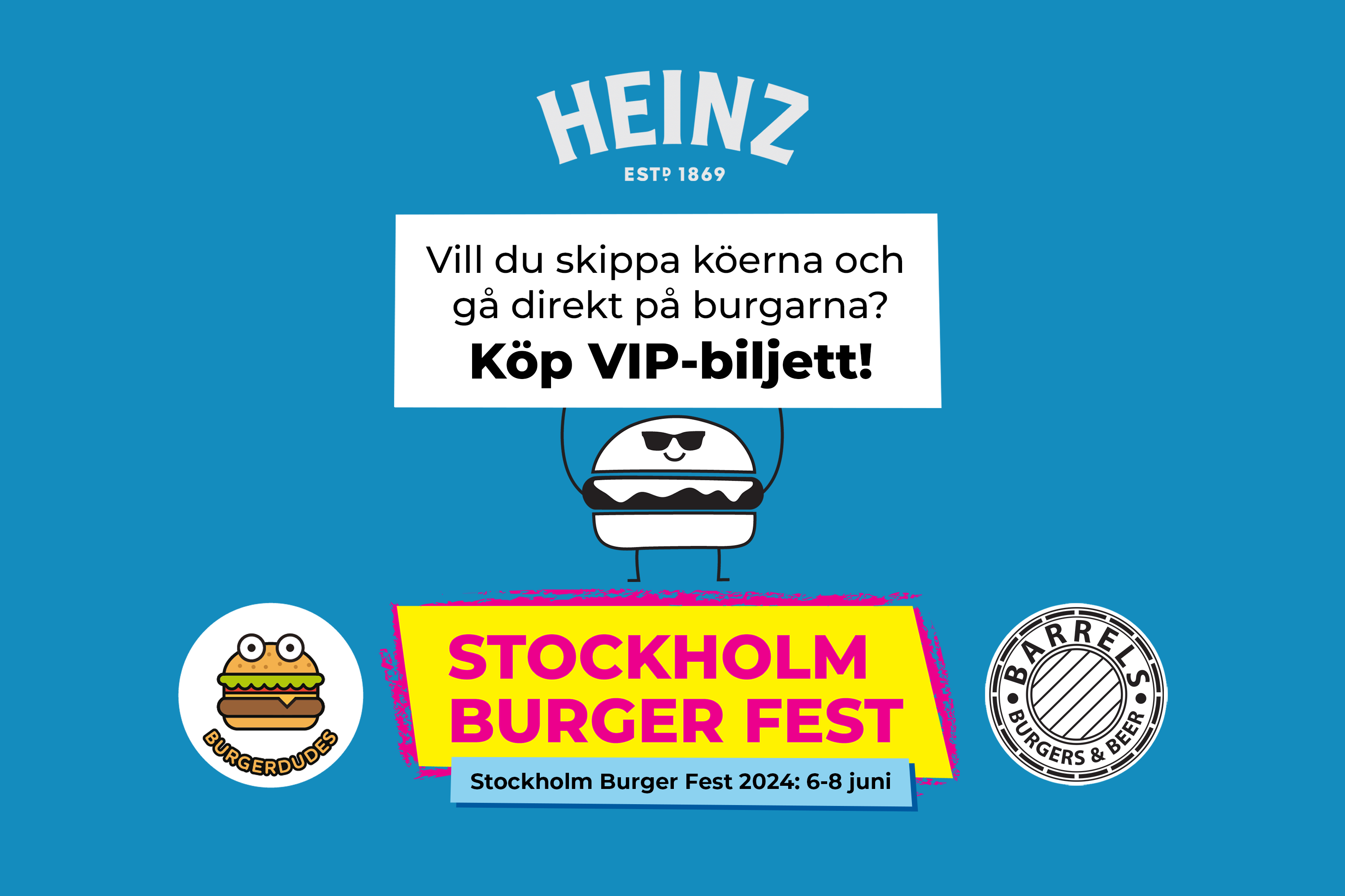 Köp VIP-biljett till Stockholm Burger Fest 2024