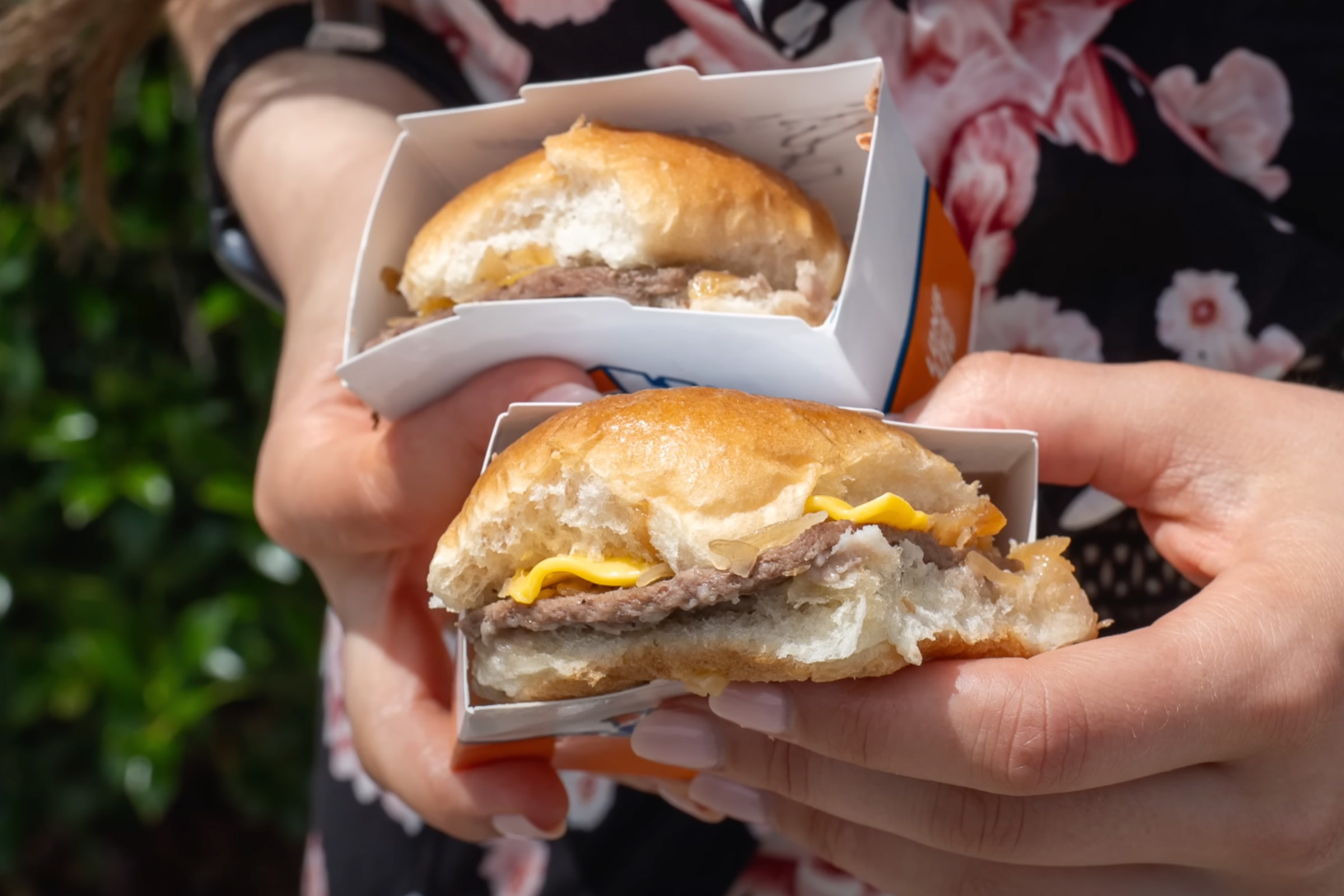 Foto: Cheese slider från White Castle.