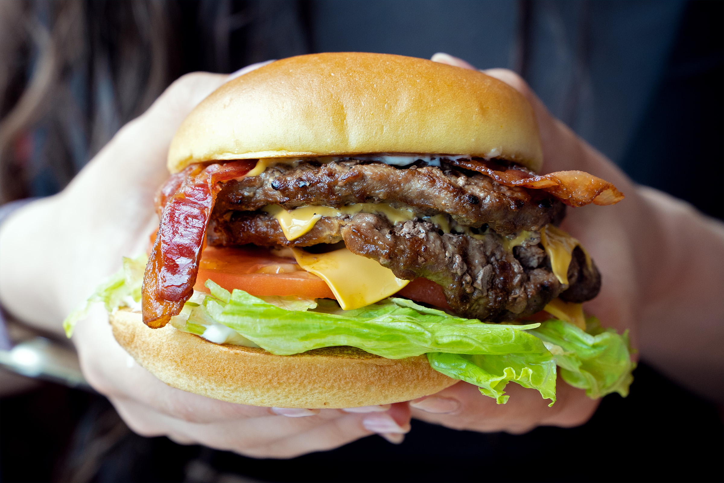 Foto: Double Bacon Cheeseburger från Carl’s Jr.