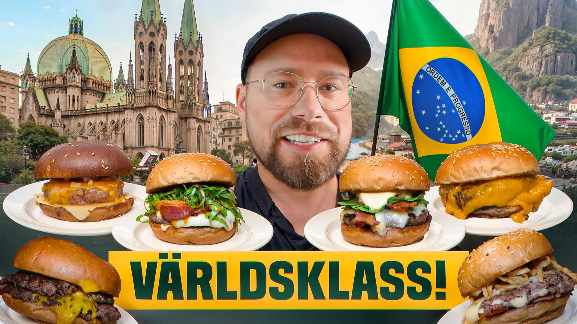 Burgare av VÄRLDSKLASS i Brasilien