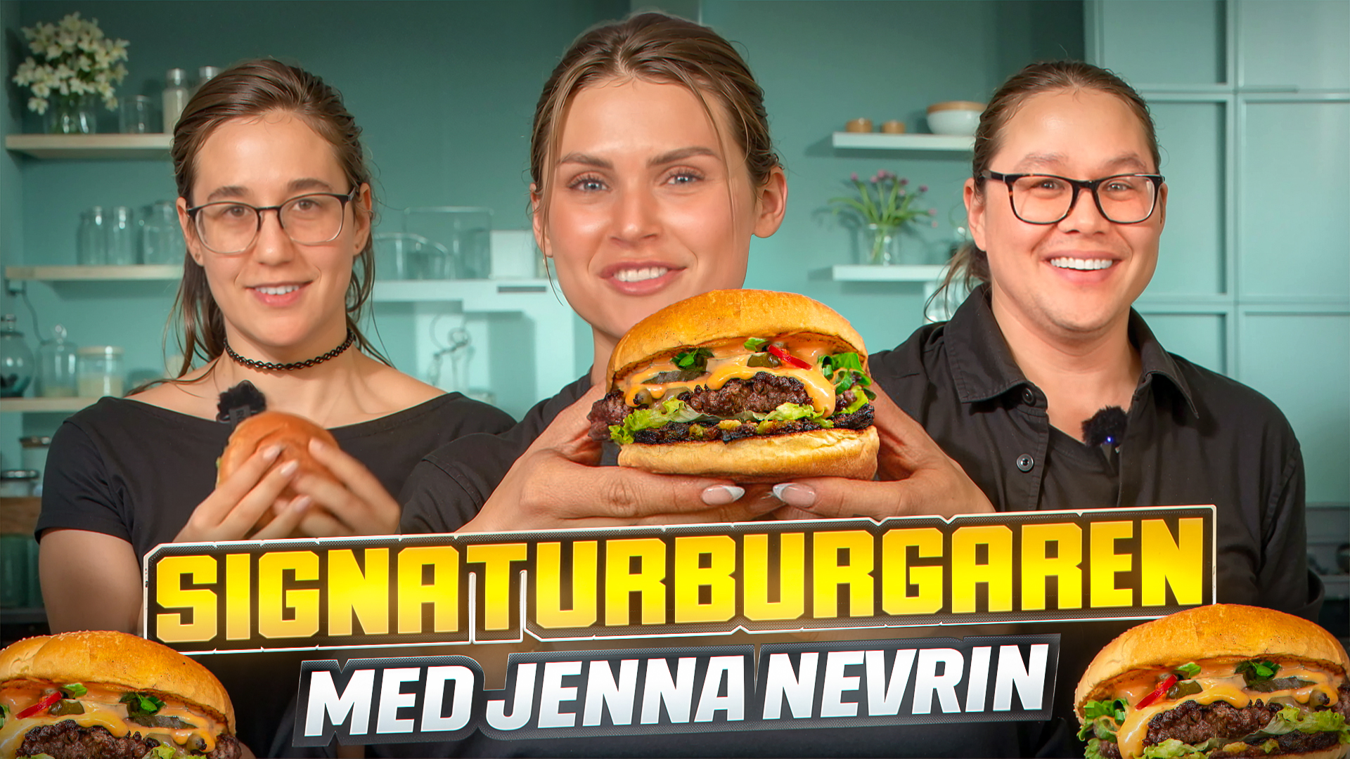Signaturburgaren med träningsinfluencern Jenna Nevrin