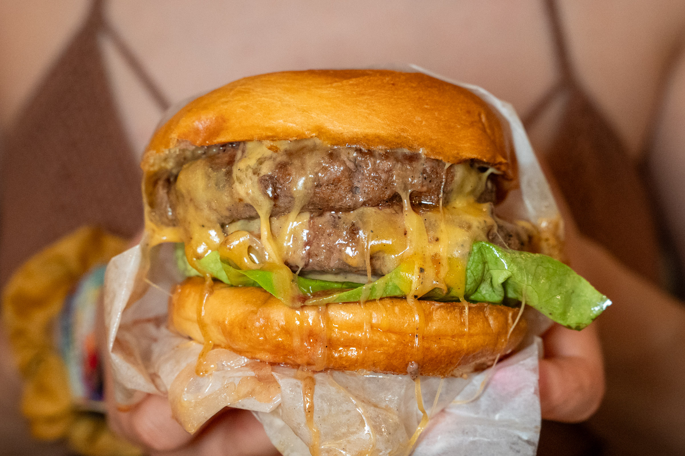 Foto: The Double från Big Island Burger.