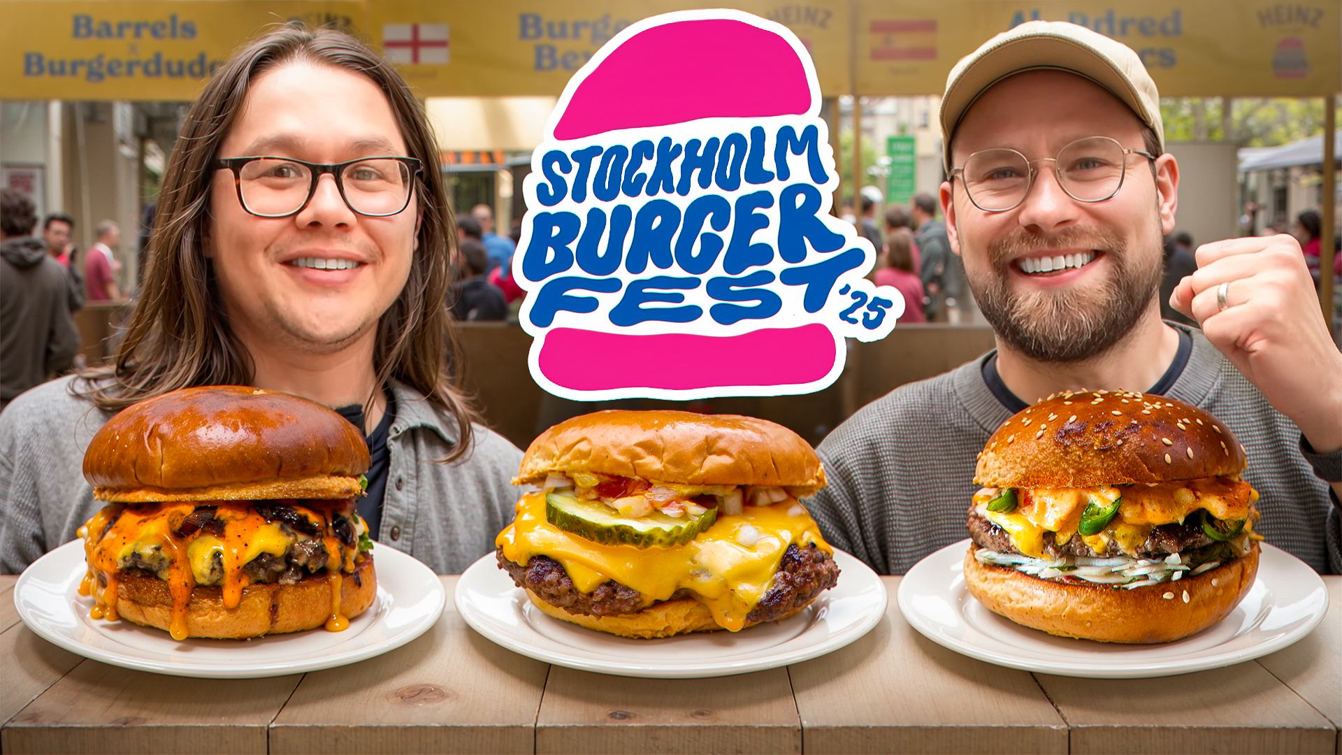 Världens bästa burgare på Stockholm Burger Fest 2025