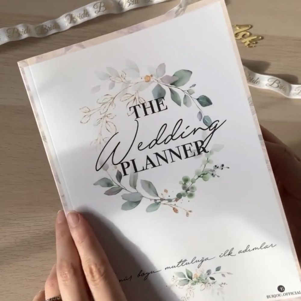 Wedding Planner mit goldenem Stift