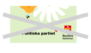 Inte okej användning av Burlöv kommuns logotyp