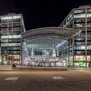 Busreisestart am Hauptbahnhof Berlin