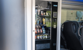 Getränkeautomat im Bus