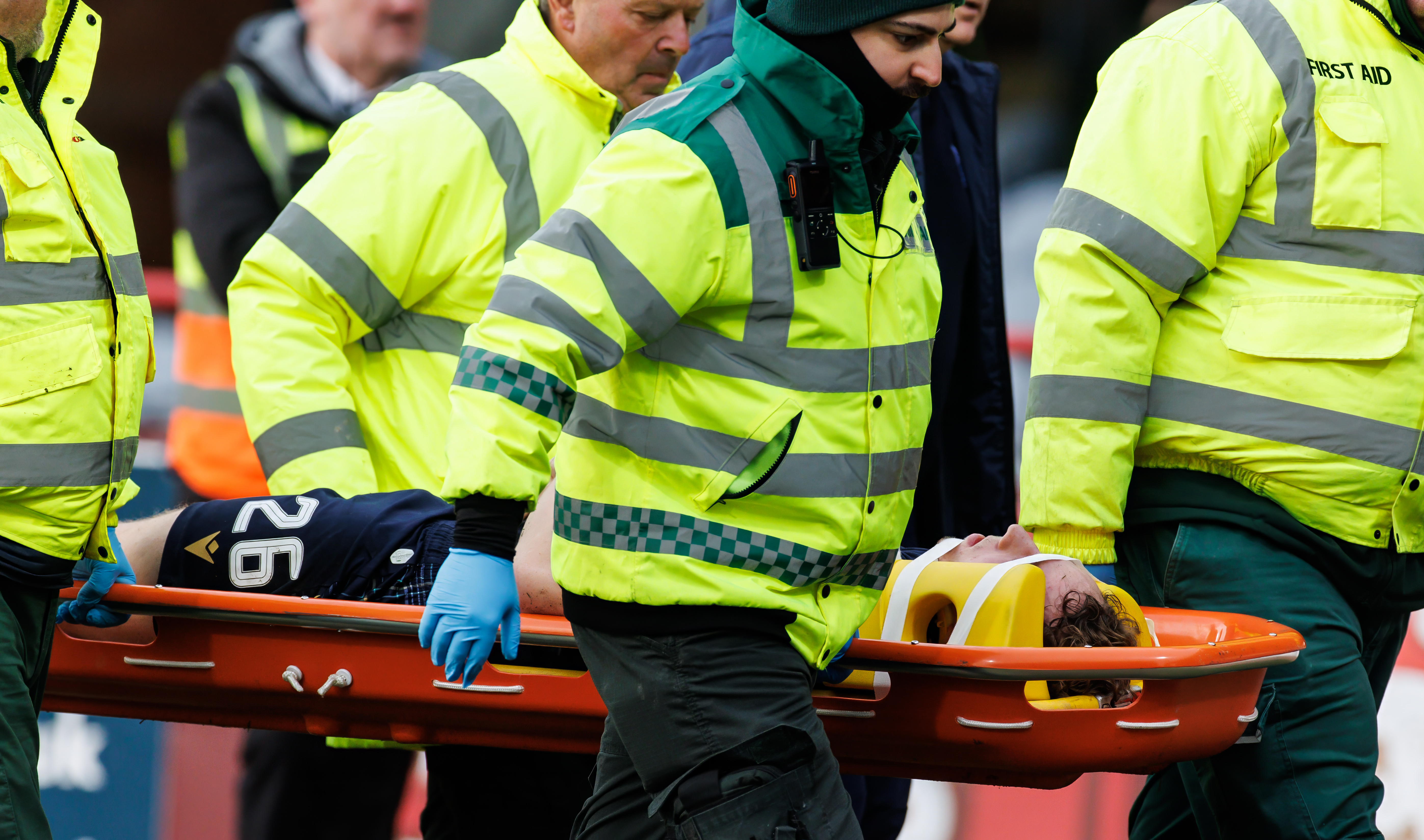 Michael Mellon suffered an horrific head injury in Dubdee's win over St Johnstone