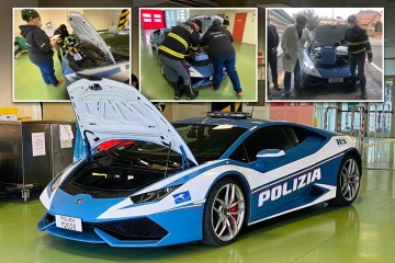 Police use £200k Lambo to deliver organs on ice at high speed to hospitals