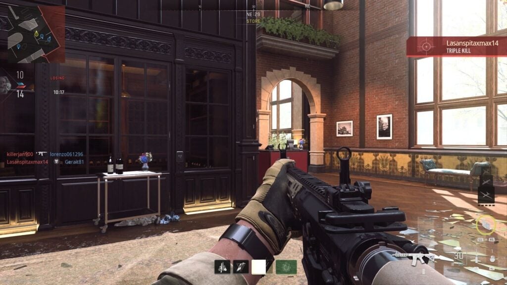 Multiplayer deathmatch game in Call of Duty: Modern Warfare 2