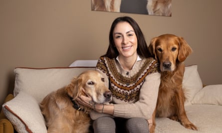 Ursula Aitchison with Huxley and Hugo.