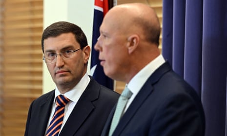 Julian Leeser and Peter Dutton.