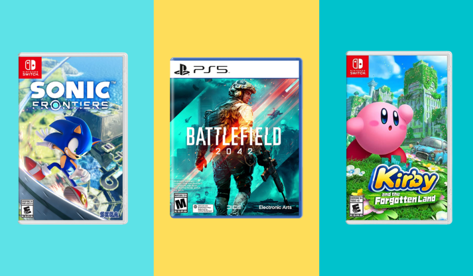 Sonic Frontiers, Battlefield 2042 and Kirby games
