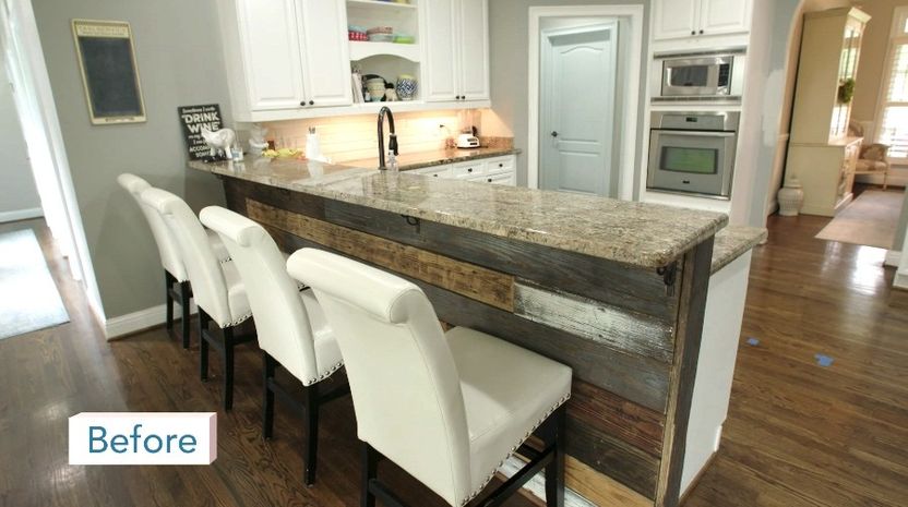 Old granite countertops