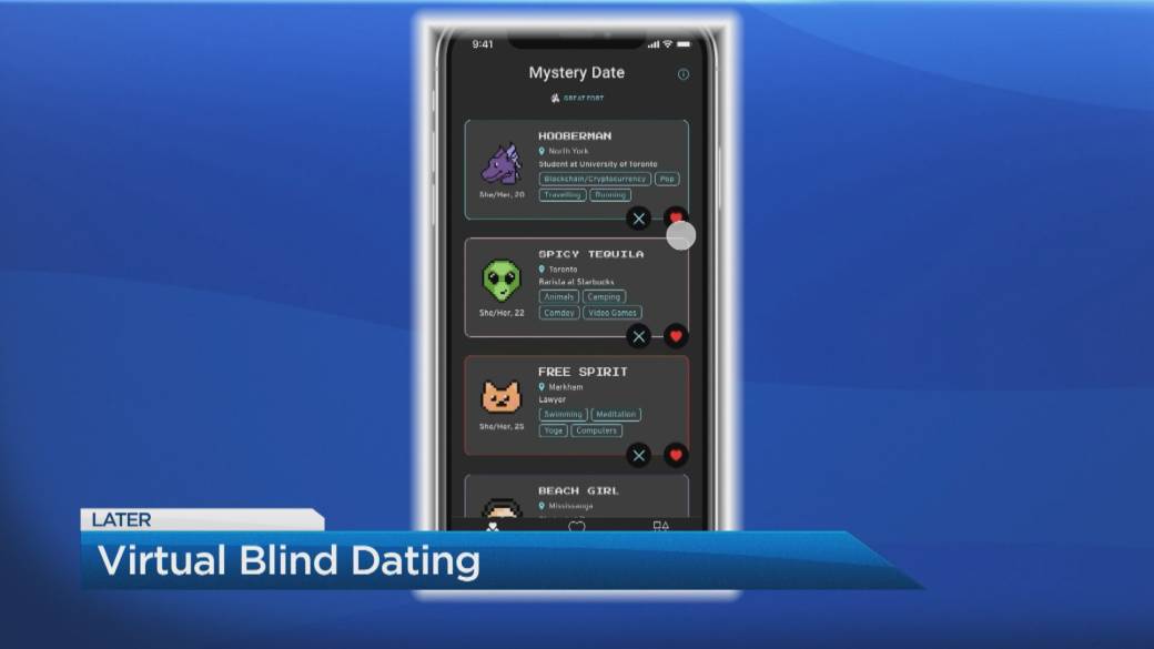 Click to play video: 'The new blind dating app focusing on connection'