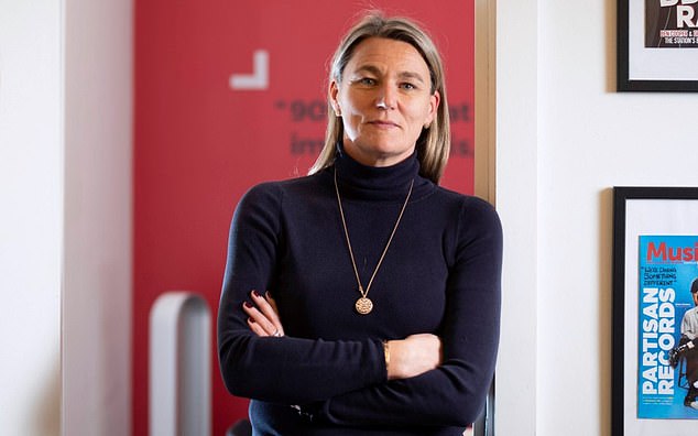 Tough act to follow: Zillah Byng-Thorne (pictured) will be replaced as chief executive of Future by American news executive Jon Steinberg