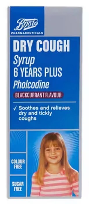Boots Dry Cough Syrup 6 Years+