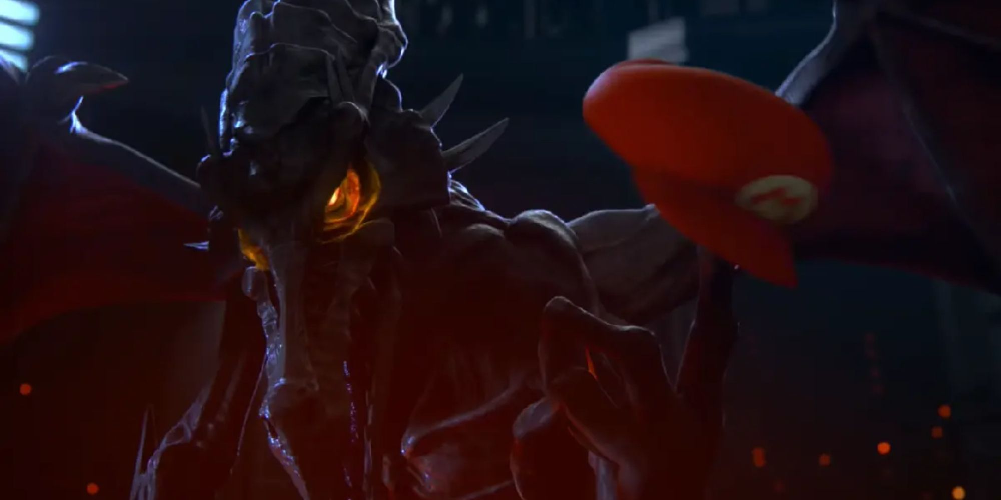 Ridley Spinning Mario's Cap On His Finger