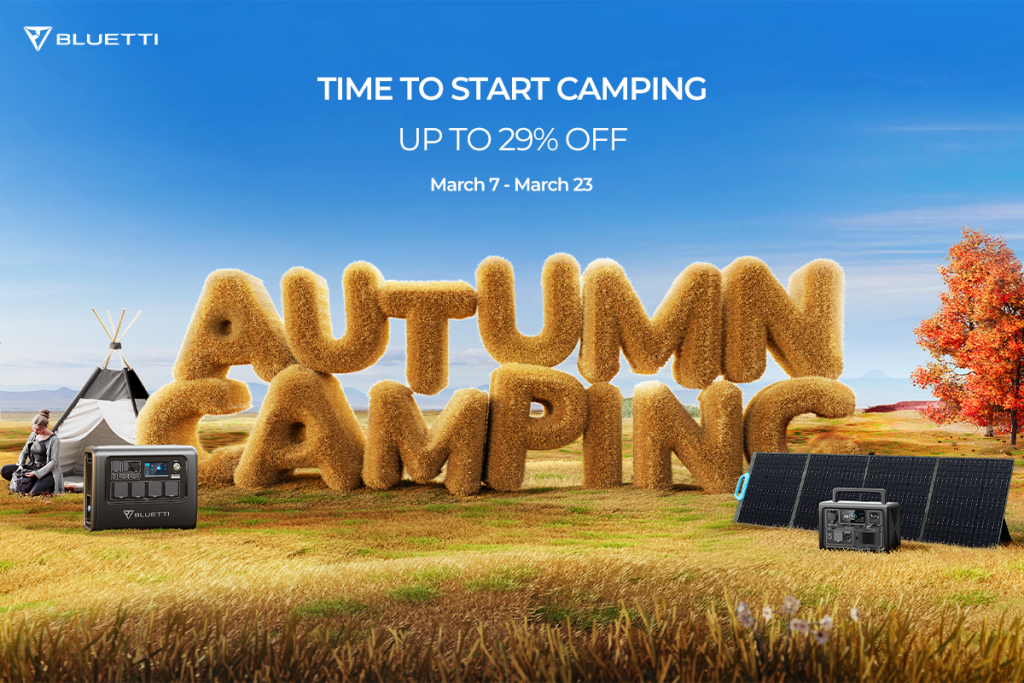 The Power You Need for Autumn Camping at BLUETTI Fall Sale