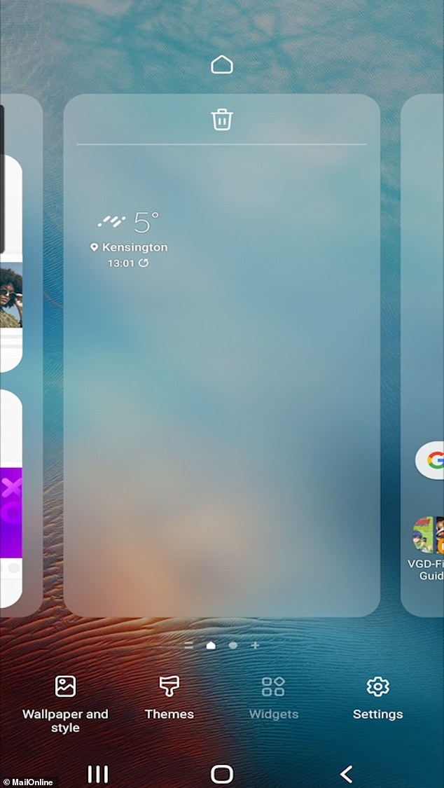 STEP ONE: Hold down the home page on your phone.