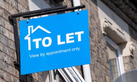 A to let sign outside a house