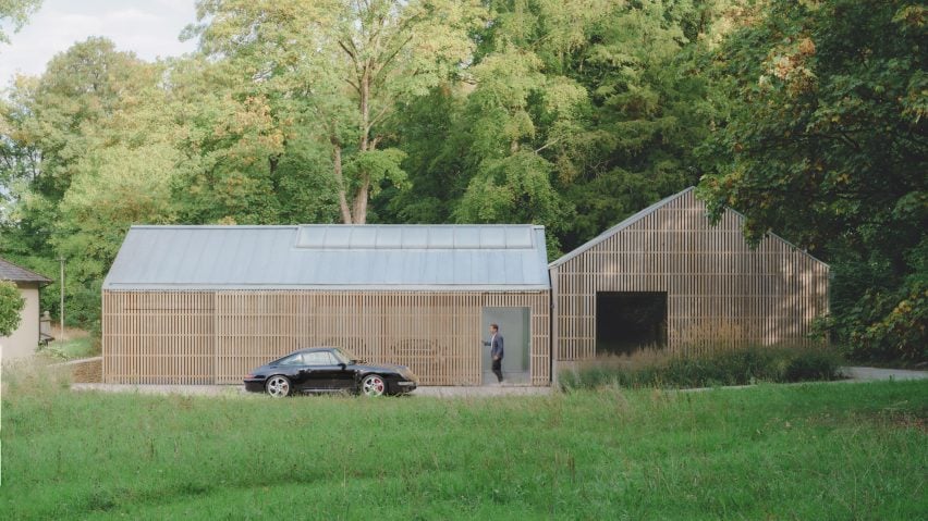 Car barn in Somerset