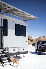The trailer, called the 2024 HD, is equipped for four-seasons living.
