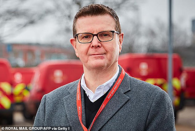 Pressure: Royal Mail boss Simon Thompson (pictured) has been trying to push through plans to modernise the firm in the face of fierce opposition from the Communication Workers Union