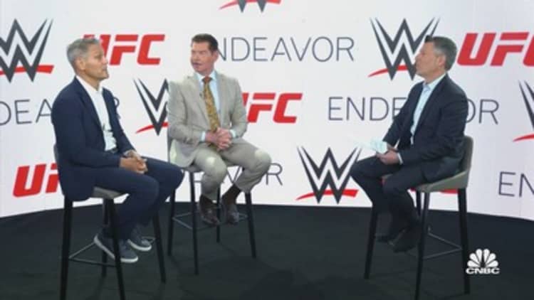 Watch Scott Wapner's full interview with Endeavor CEO Ari Emanuel and WWE's Vince McMahon