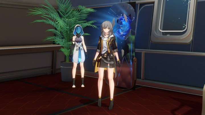 Forgotten Hall mirror and the Messenger with the Trailblazer on the Astral Express