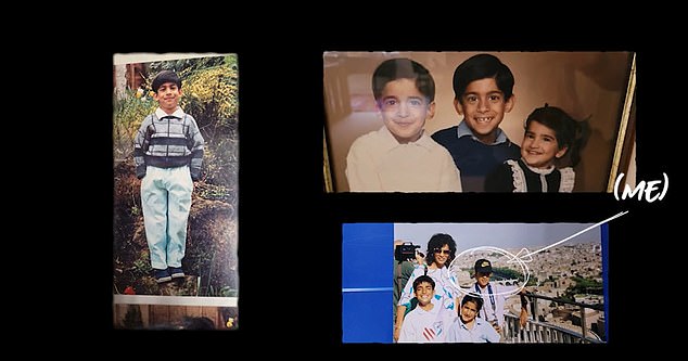Mr Sunak shared pictures of his childhood during last summer's Tory leadership campaign
