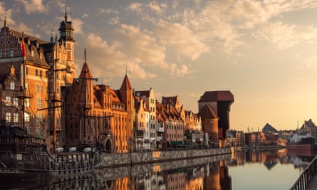 Gdansk old town harbour.