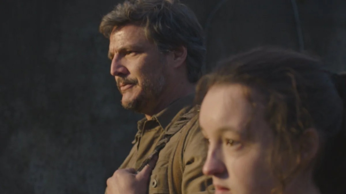 Pedro Pascal as Joel and Bella Ramsey as Ellie in HBO's The Last of Us.