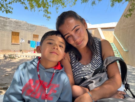 Fabiola Cometan, 45, and her son Luis.