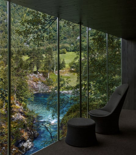 Juvet Landscape Hotel in Norway was used as a backdrop in the final series of Succession.