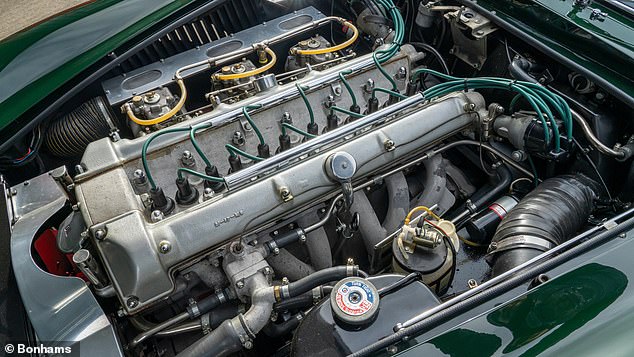 The DB4GT coupé was put through its paces as the getaway car belonging to Sellers' character Pearly Gates in the famed 1963 black and white motion picture