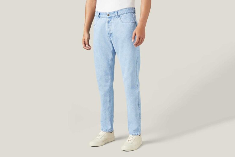 luca faloni spring summer 2023 light blue jeans - Luxe Digital