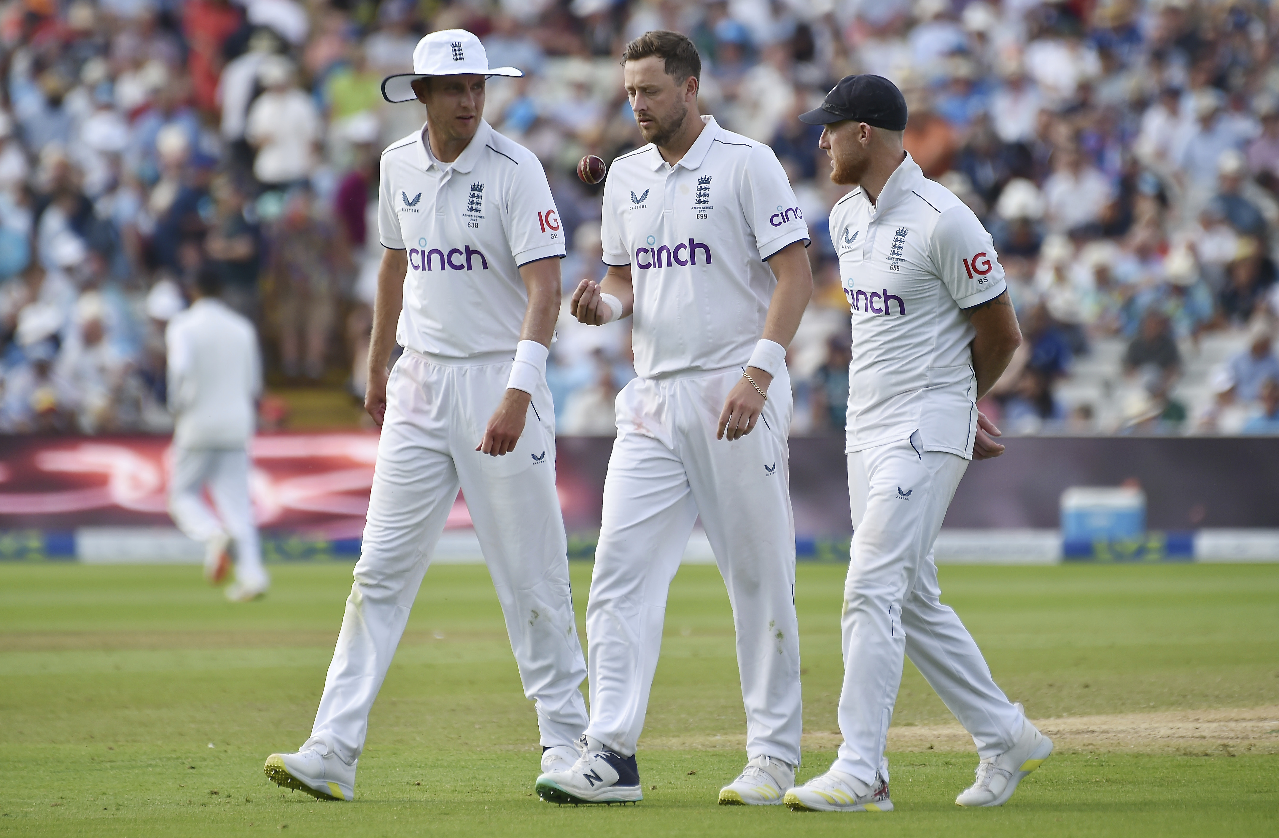England's Stuart Broad, Ollie Robinson and captain Ben Stokes were on the side which narrowly lost the 1st Ashes Test against Australia at Edgbaston