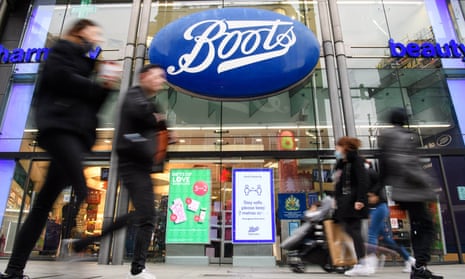 Boots in Oxford Street in London.