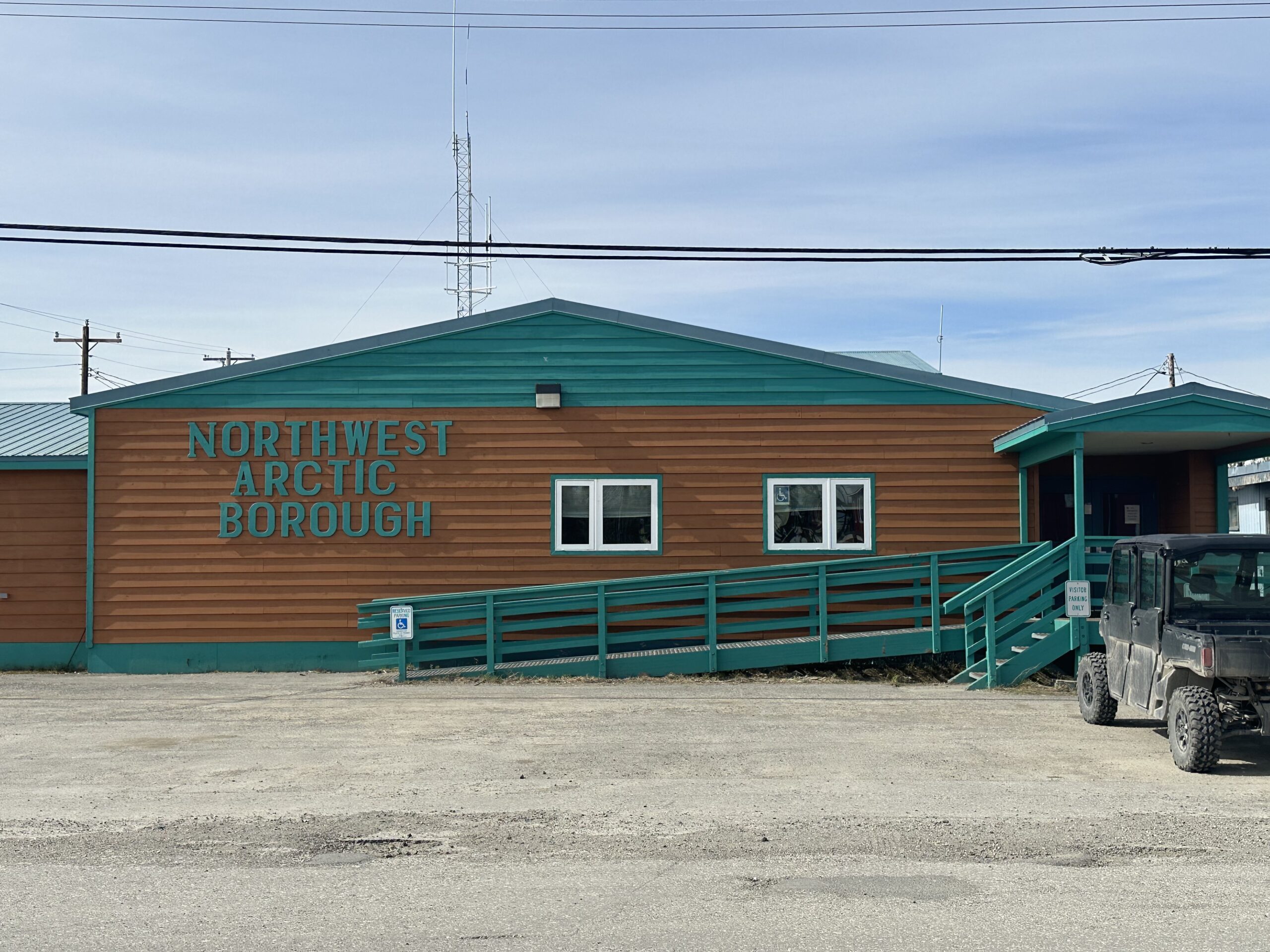 the Northwest Arctic Borough building in Kotzebue