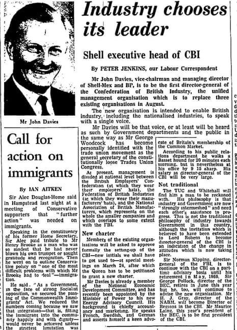 The Guardian, CBI report, 1965