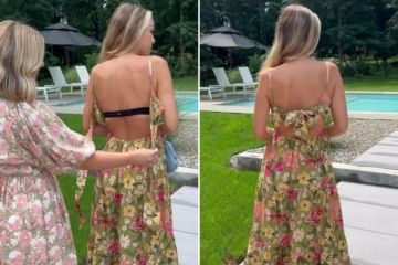 Fashion pro’s secret hack on how to conceal your bra strap in a backless dress