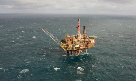 A photo of Royal Dutch Shell’s Gannet Alpha platform in the North Sea in 2009.
