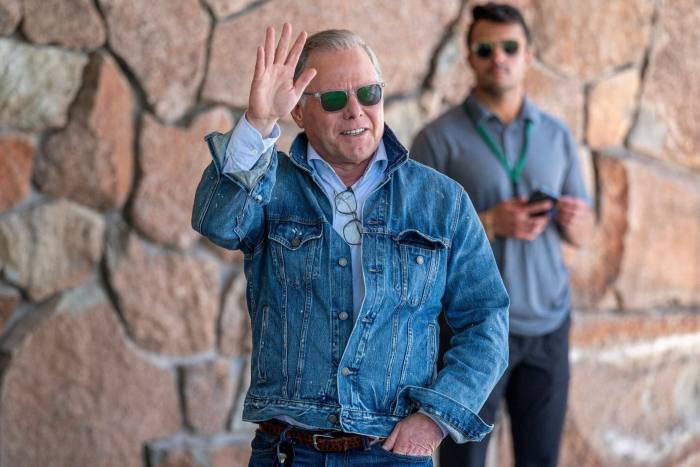 Warner Bros Discovery boss David Zaslav at Sun Valley in his ‘Canadian tuxedo’ of jeans and a denim jacket